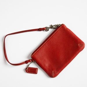 Coach Wristlet in Red